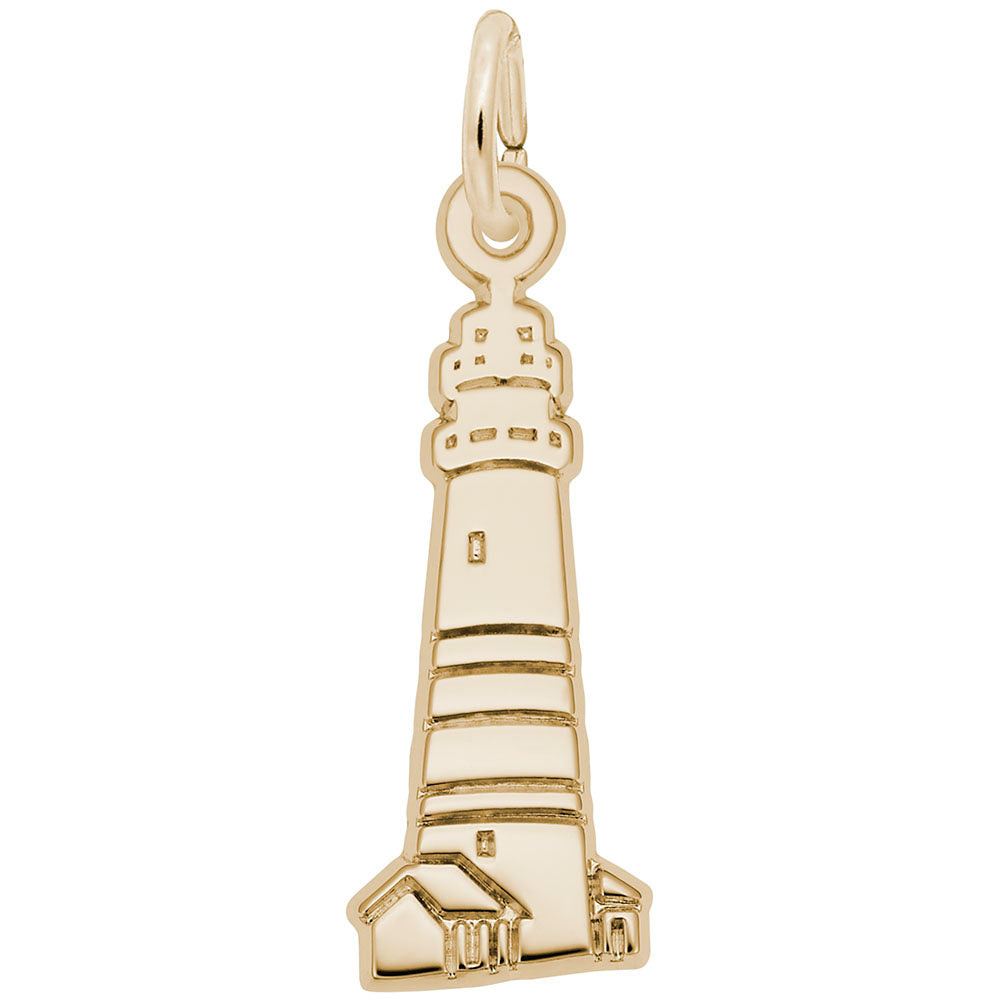 Boston Harbor Lighthouse Charm - Nautical Jewelry for Sailors 6573