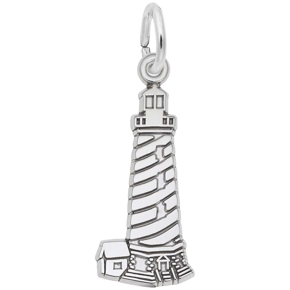 Cape Hatteras NC Lighthouse Charm - Nautical Jewelry Accessory 6574