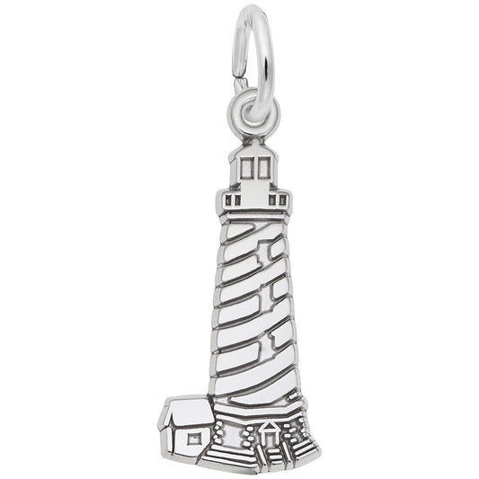 Cape Hatteras NC Lighthouse Charm - Nautical Jewelry Accessory 6574