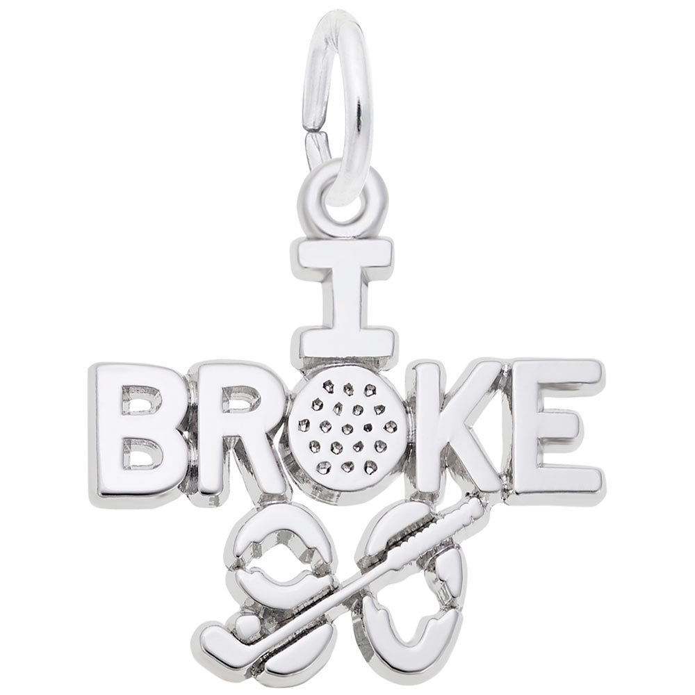 I Broke Ninety Golf Charm - Perfect Gift for Golf Enthusiasts 6582