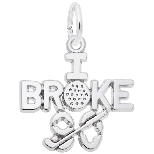 I Broke Ninety Golf Charm - Perfect Gift for Golf Enthusiasts 6582