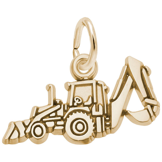 Backhoe Charm for Garden Decor - Unique Home & Garden Accessory 6586