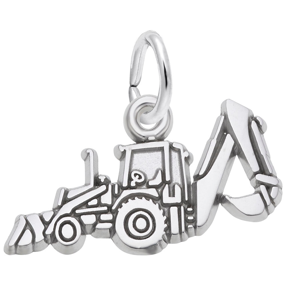 Backhoe Charm for Garden Decor - Unique Home & Garden Accessory 6586