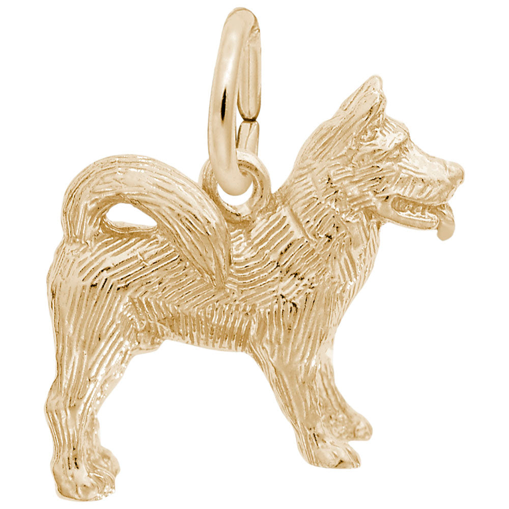 Akita Dog Charm - Handcrafted Pet Jewelry for Dog Lovers 6590