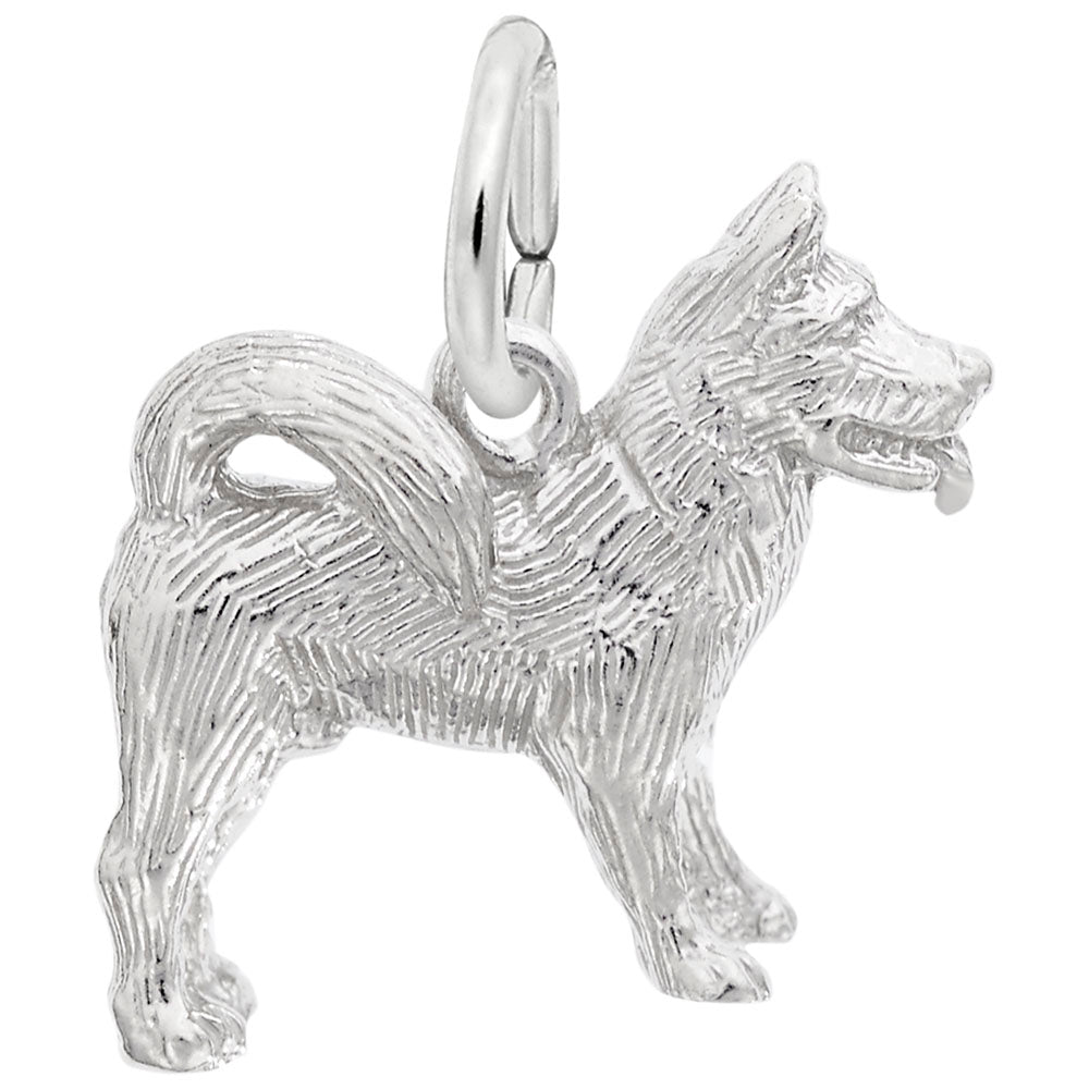 Akita Dog Charm - Handcrafted Pet Jewelry for Dog Lovers 6590