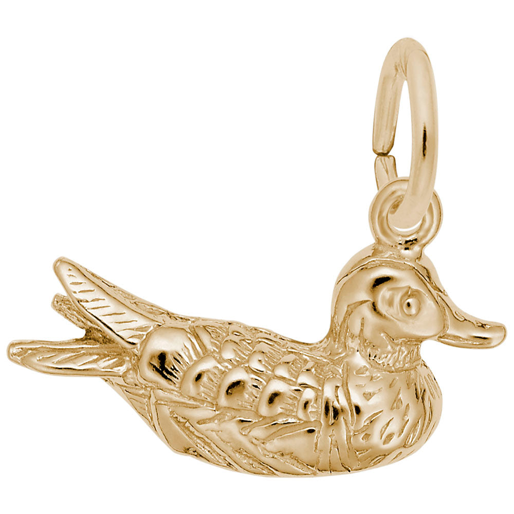 Charming Duck Pendant - Elegant Bird Charm for Animal Lovers 6598