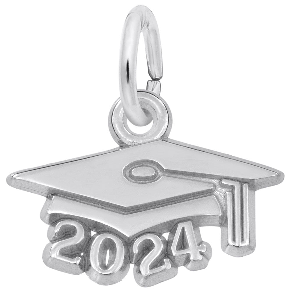 2024 Graduation Cap Charm - Celebrate Your Achievement in Style 6754