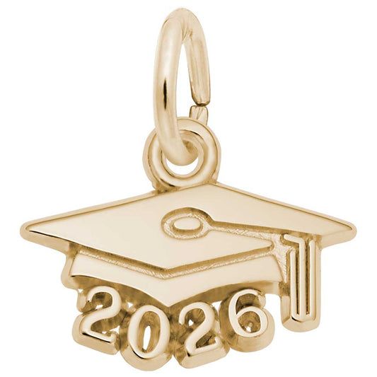 2026 Graduation Cap Charm - Celebrate Your Achievement in Style 6756