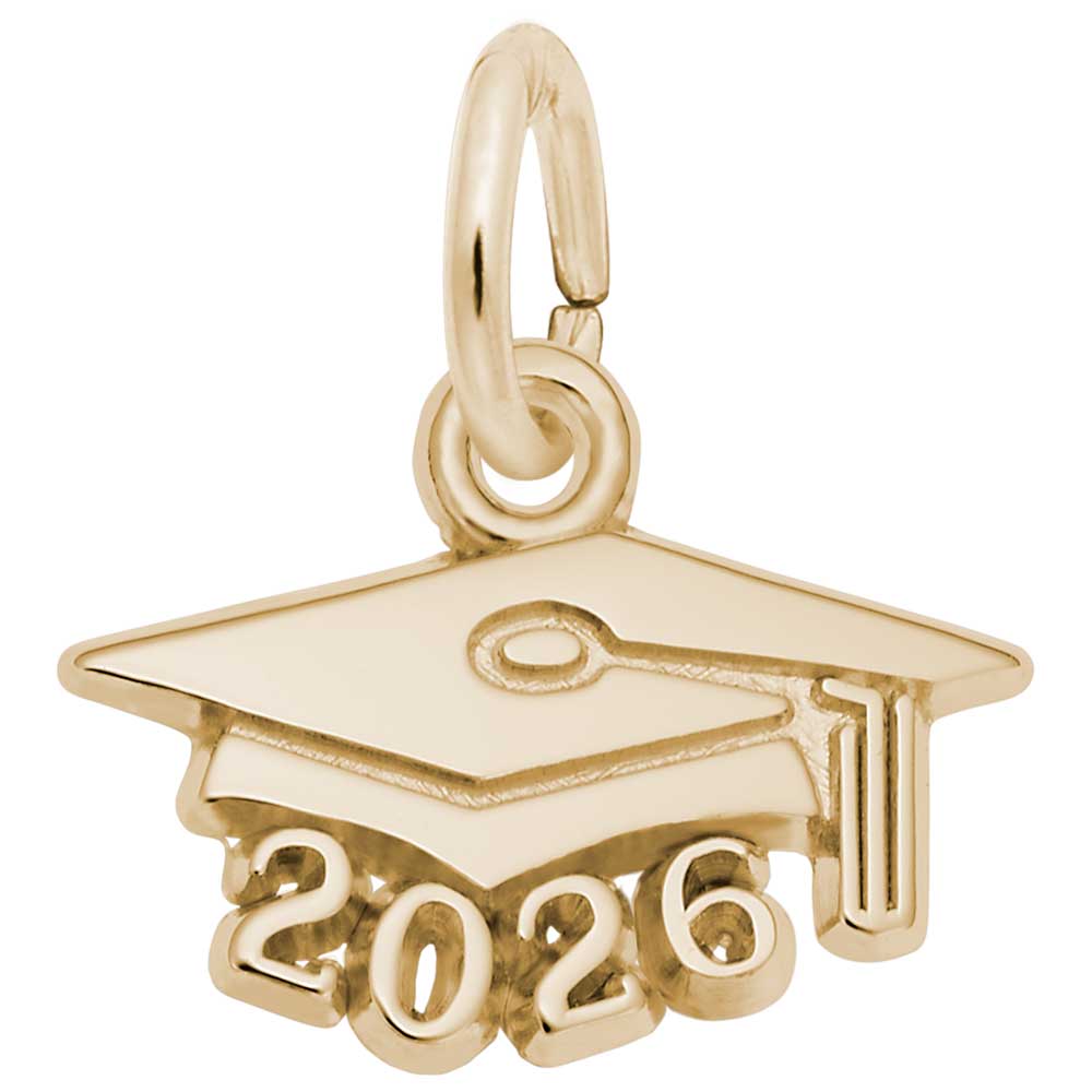 2026 Graduation Cap Charm - Celebrate Your Achievement in Style 6756