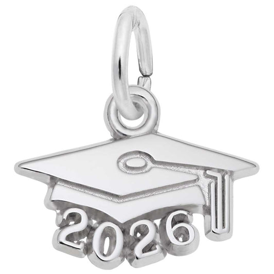 2026 Graduation Cap Charm - Celebrate Your Achievement in Style 6756