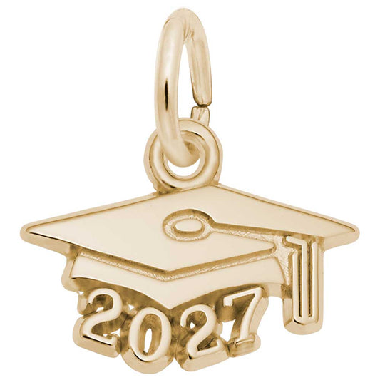 2027 Graduation Cap Charm - Celebrate Your Achievement in Style 6757