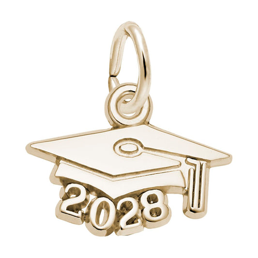 Grad Cap 2028 Charm
