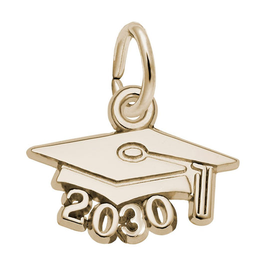 Grad Cap 2030 Charm