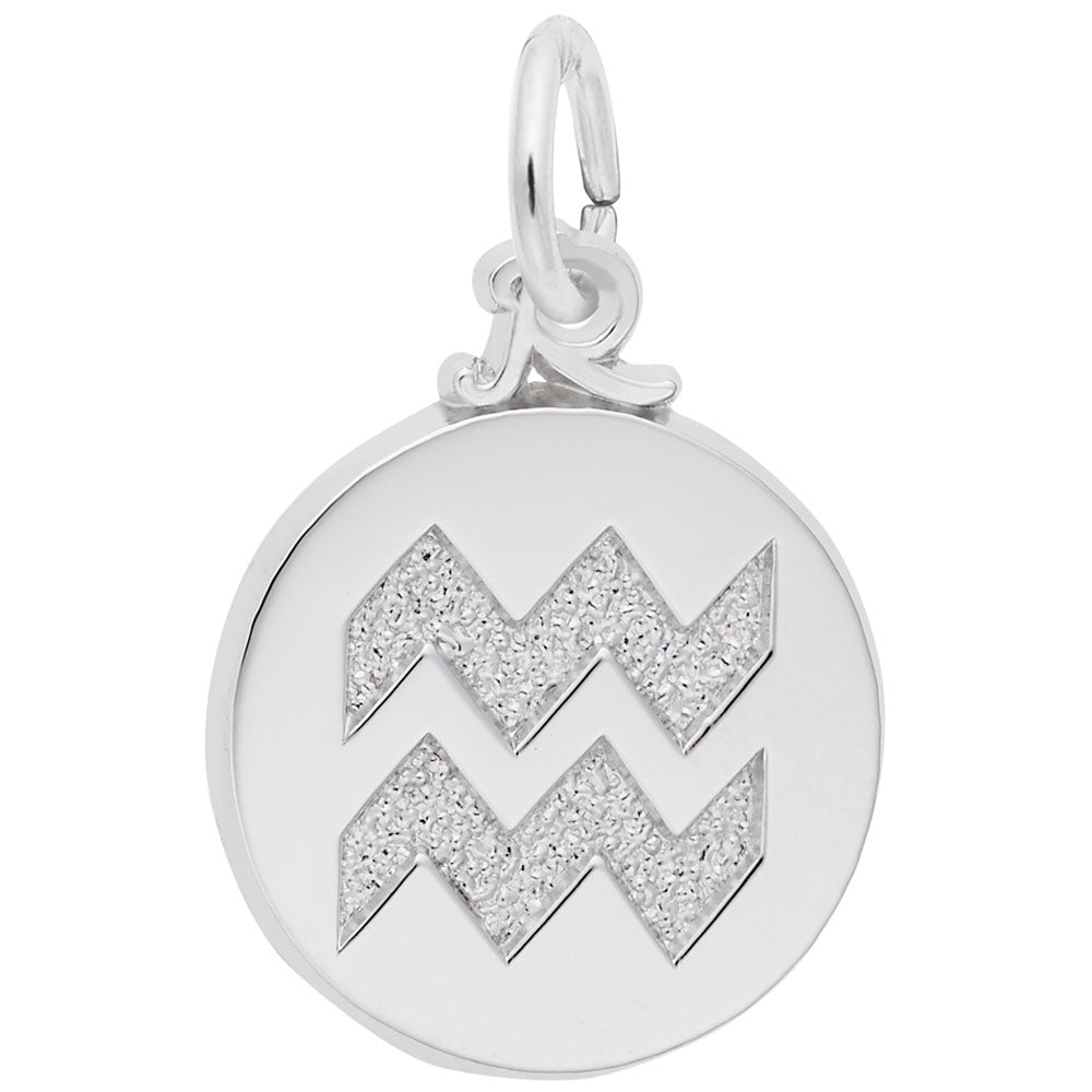 Aquarius Zodiac Charm - Symbol of the Sky for Astrology Lovers 6761