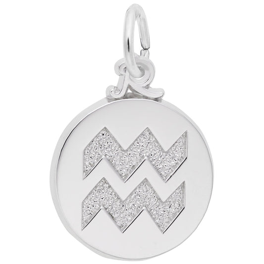 Aquarius Symbol of the Sky Charm