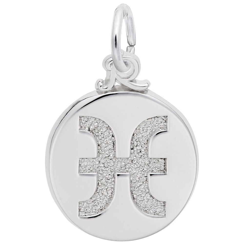 Pisces Zodiac Charm - Celestial Symbol of the Sky Jewelry 6762