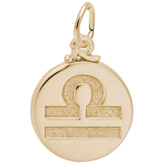 Libra Zodiac Charm - Symbol of Balance & Harmony for Jewelry 6769