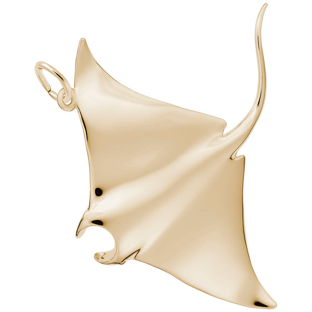 Elegant Manta Ray Charm for Nautical Jewelry Lovers - Rembrandt 6786