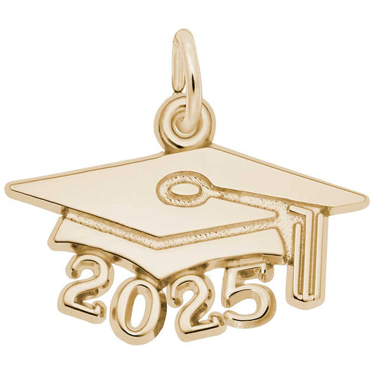 2025 Large Graduation Cap Charm - Celebrate Your Achievement 6925