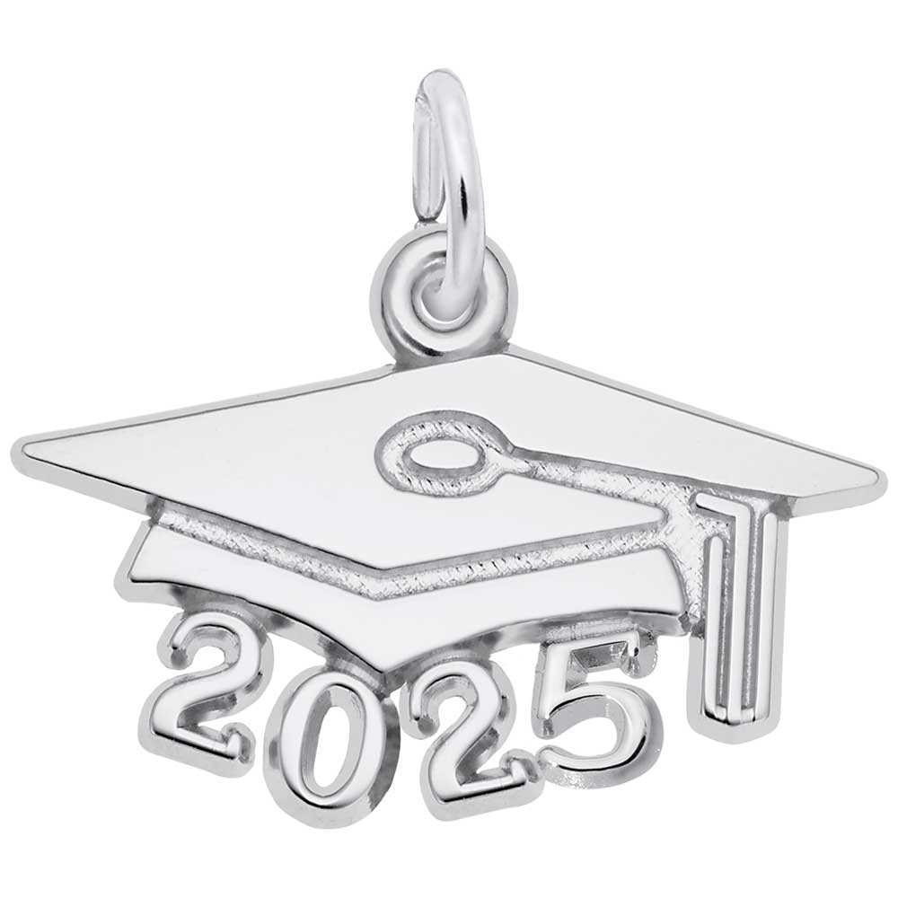 2025 Large Graduation Cap Charm - Celebrate Your Achievement 6925