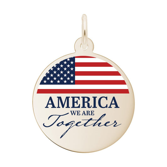 Painted America Together Charm
