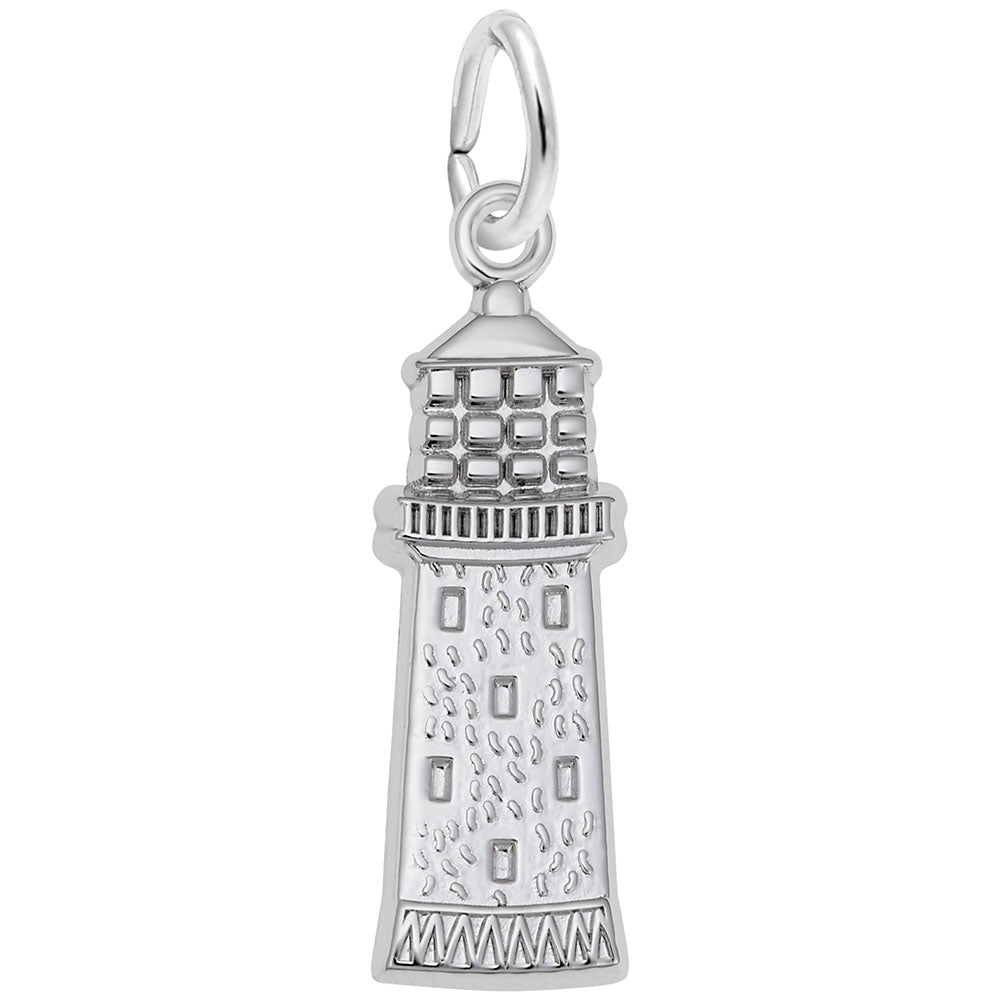 Gibbs Bermuda Flat Lighthouse Charm - Nautical Jewelry Accessory 7702