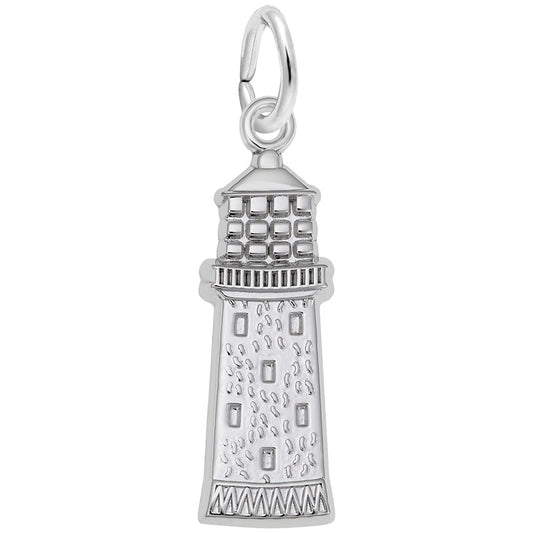 Gibbs Bermuda Flat Lighthouse Charm - Nautical Jewelry Accessory 7702
