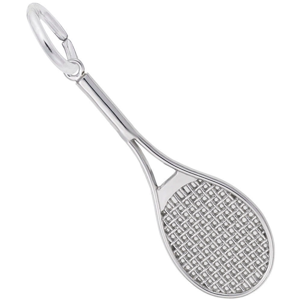Oversized Tennis Racquet Charm - Perfect for Sports Lovers 7707
