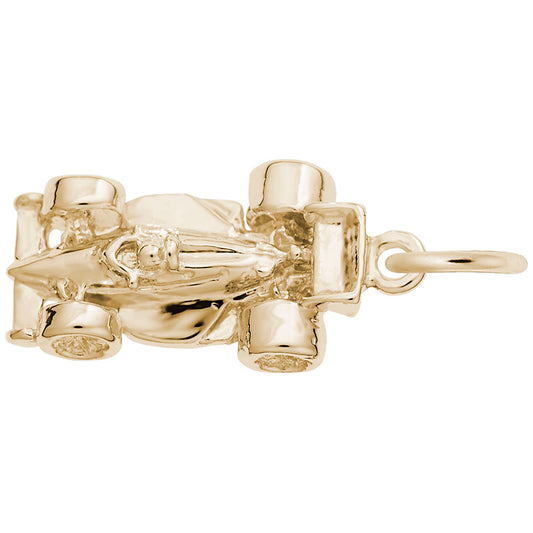 Small Open Wheel Race Car Charm