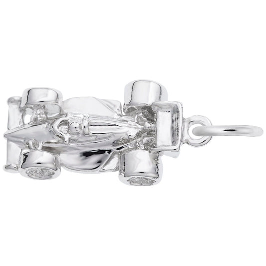 Small Open Wheel Race Car Charm for Indiana Travel Lovers 7715