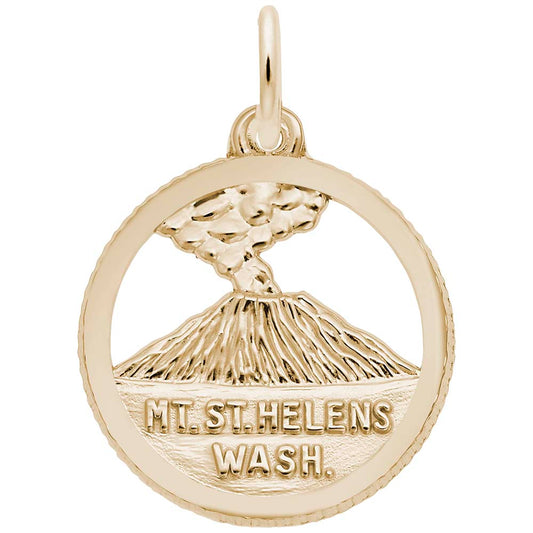 Mt. St. Helens Disc Charm