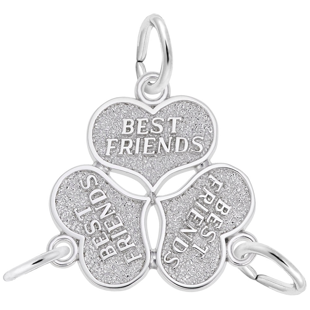 Three Best Friends Charm - Celebrate Friendship with Style 7741