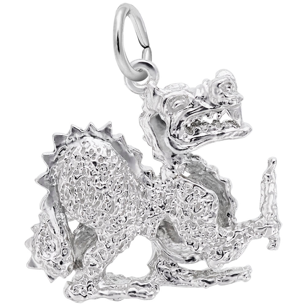Chinese Dragon Charm - Enchanting Mythical Pet Jewelry Accessory 7751