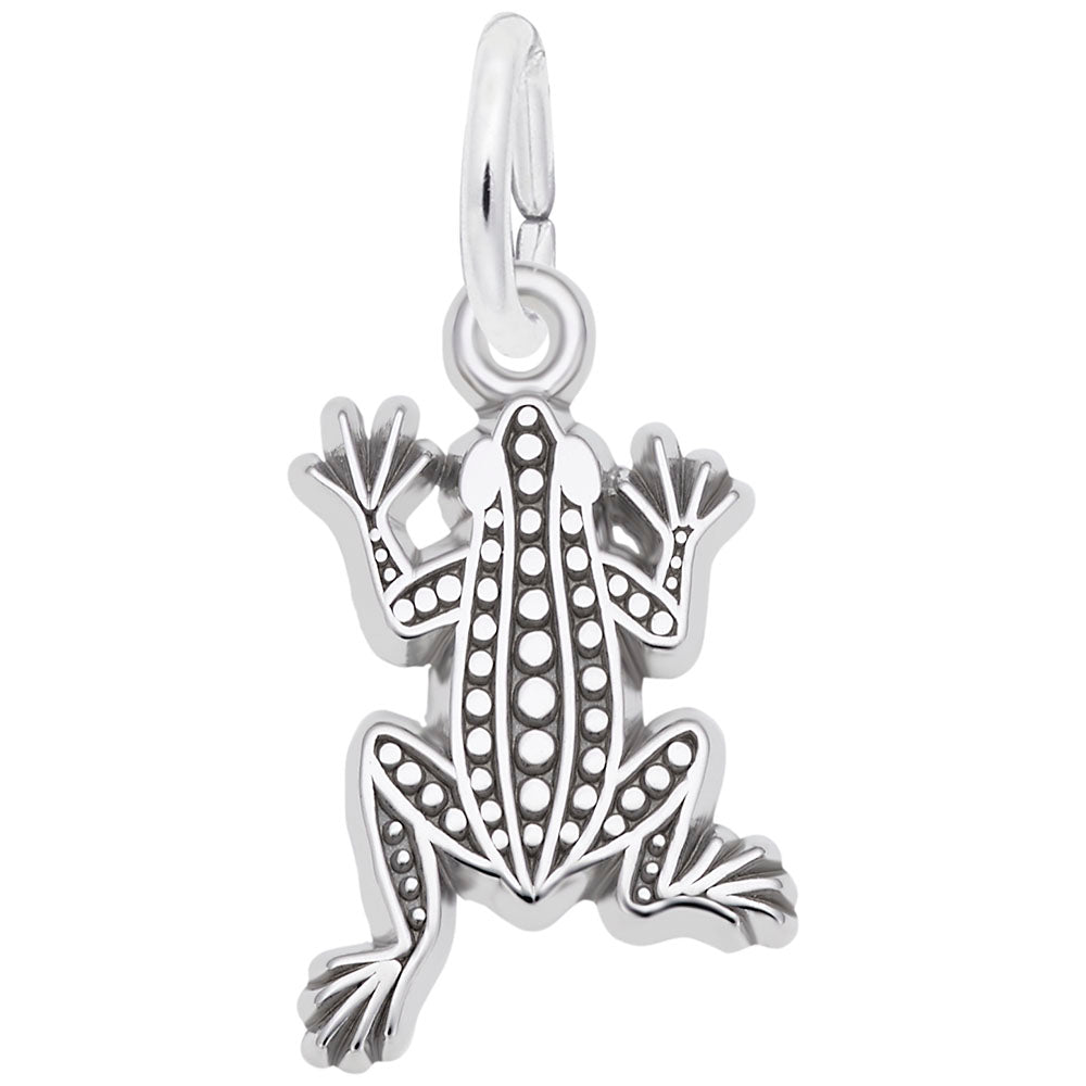Flat Leopard Frog Charm for Home & Garden Decor - Rembrandt 7768