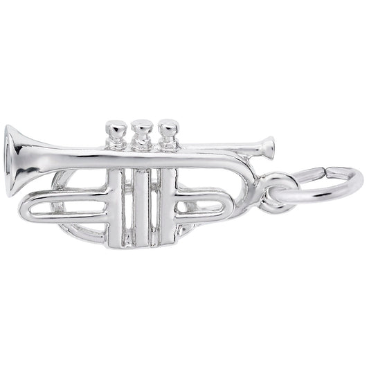 Elegant Cornet Charm for Music Lovers - Perfect Gift Accessory 7778