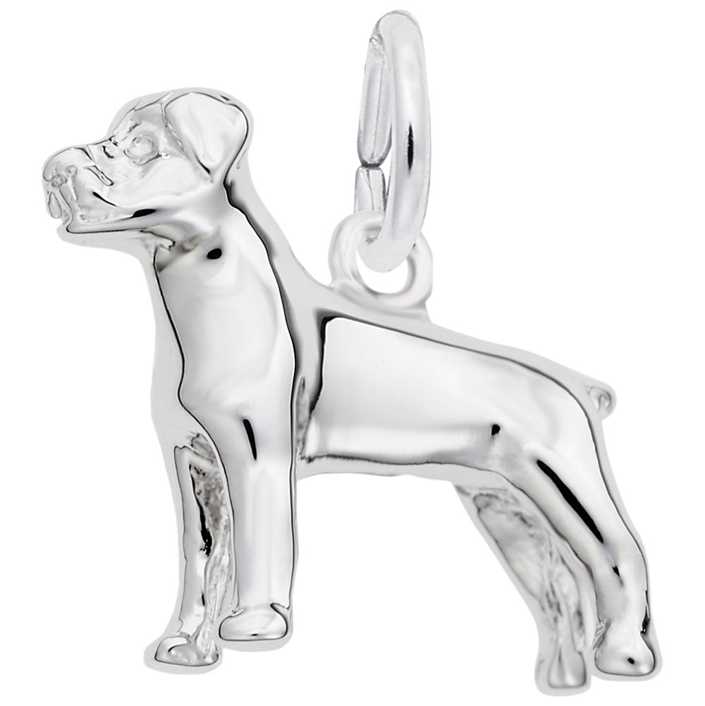 Rottweiler Dog Charm - Adorable Pet Jewelry for Dog Lovers 7780