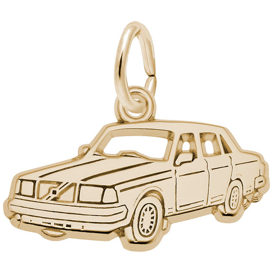 Flat Mid-Size Luxury Car Charm for Stylish Jewelry Collection 7785