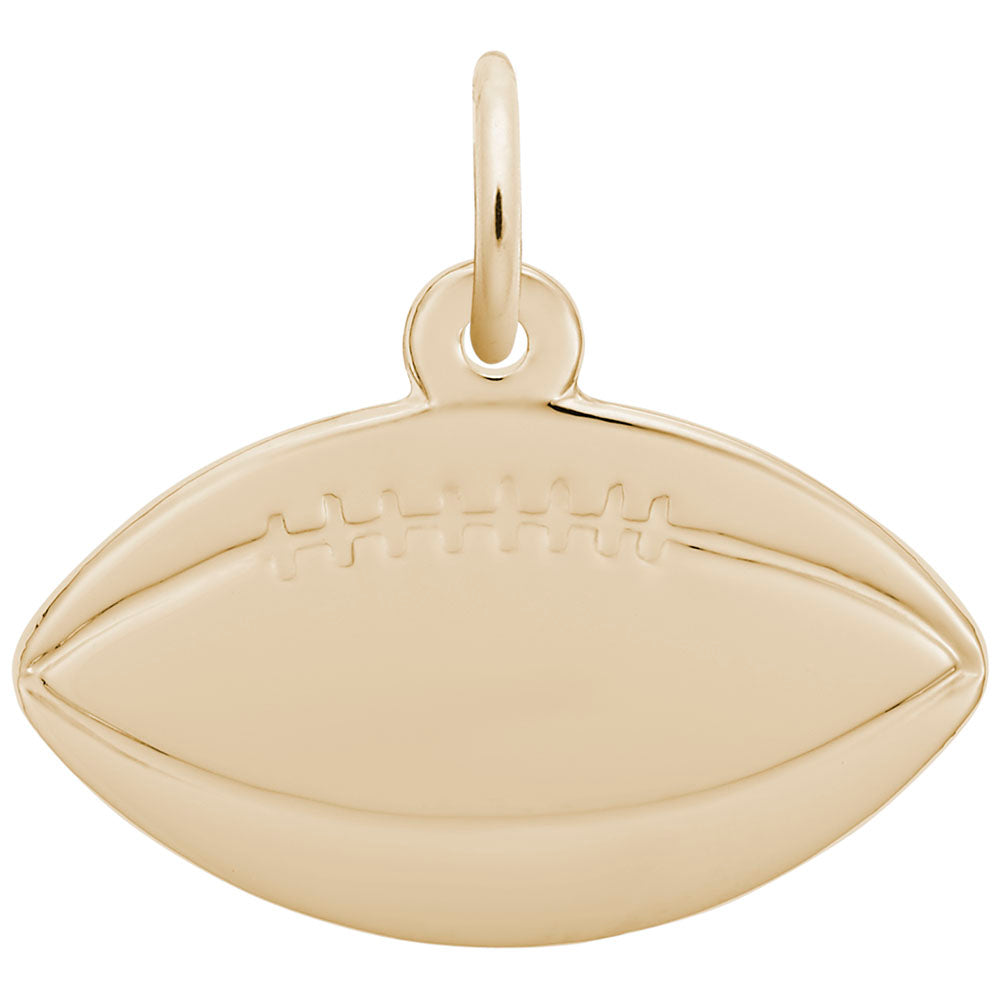 Buffalo Flat Football Charm - Travel Souvenir Jewelry Gift 7787