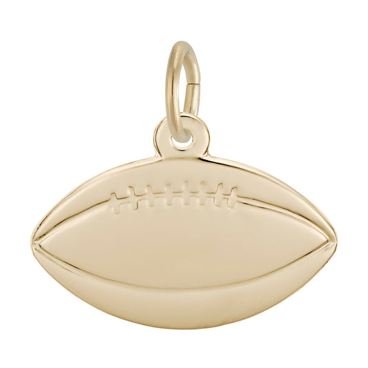 Flat Football Charm
