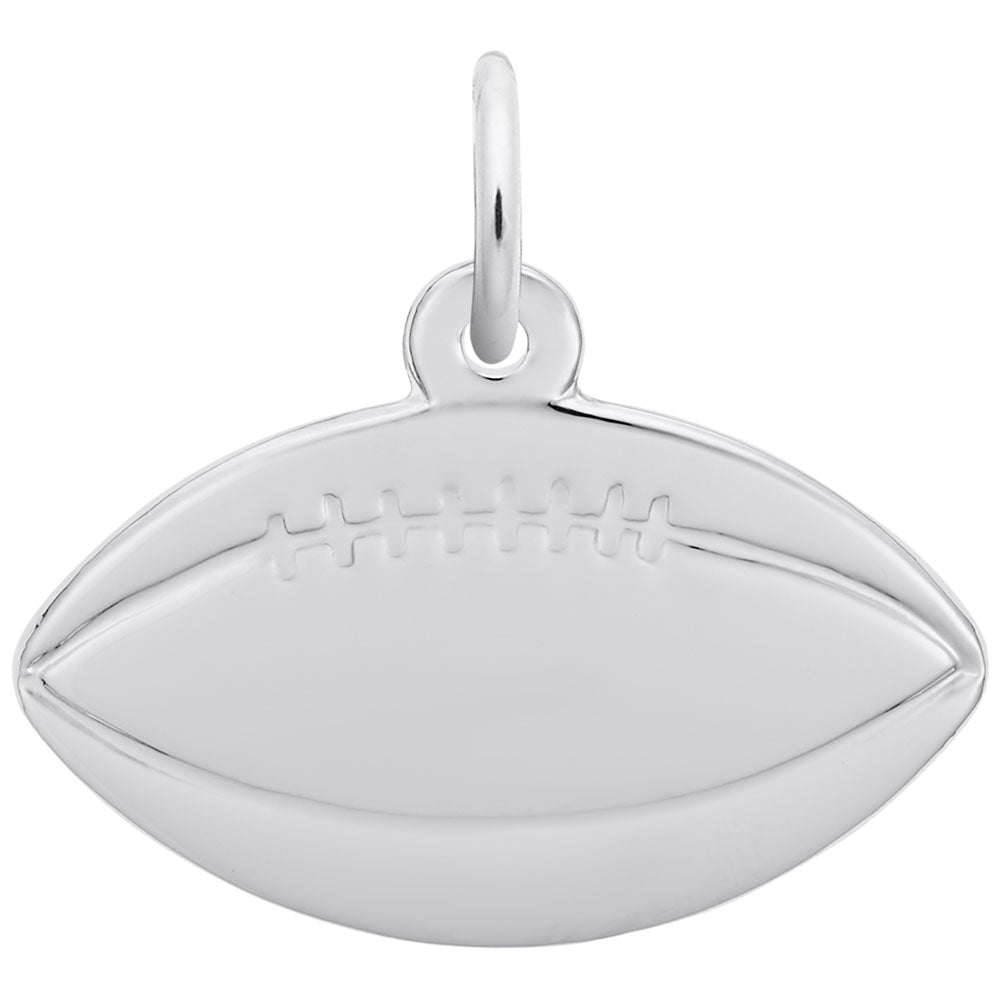 Buffalo Flat Football Charm - Travel Souvenir Jewelry Gift 7787