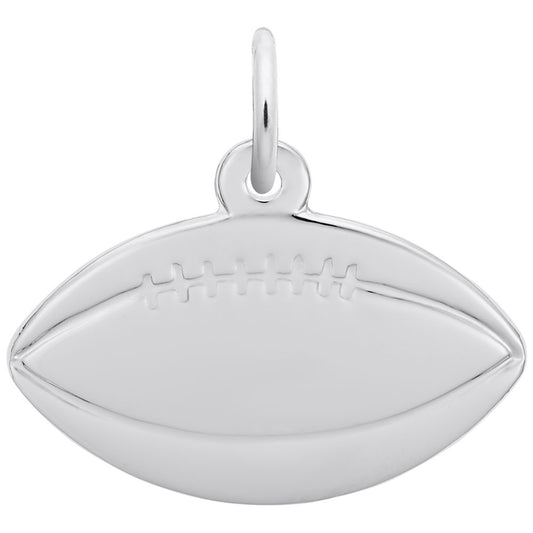 Buffalo Flat Football Charm - Travel Souvenir Jewelry Gift 7787