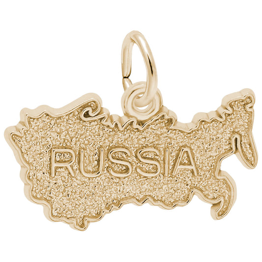 Russia Map Charm