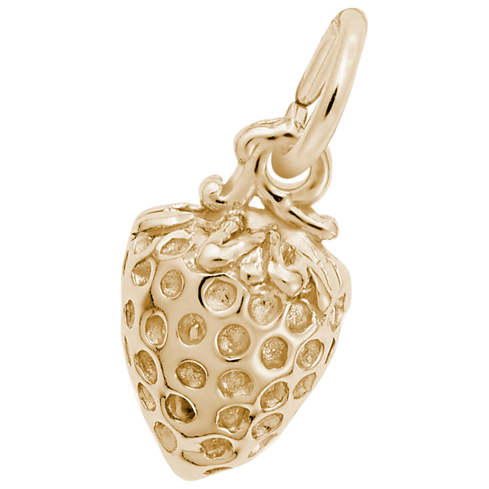 Delicate Strawberry Charm - Perfect for Jewelry & Crafting 7792