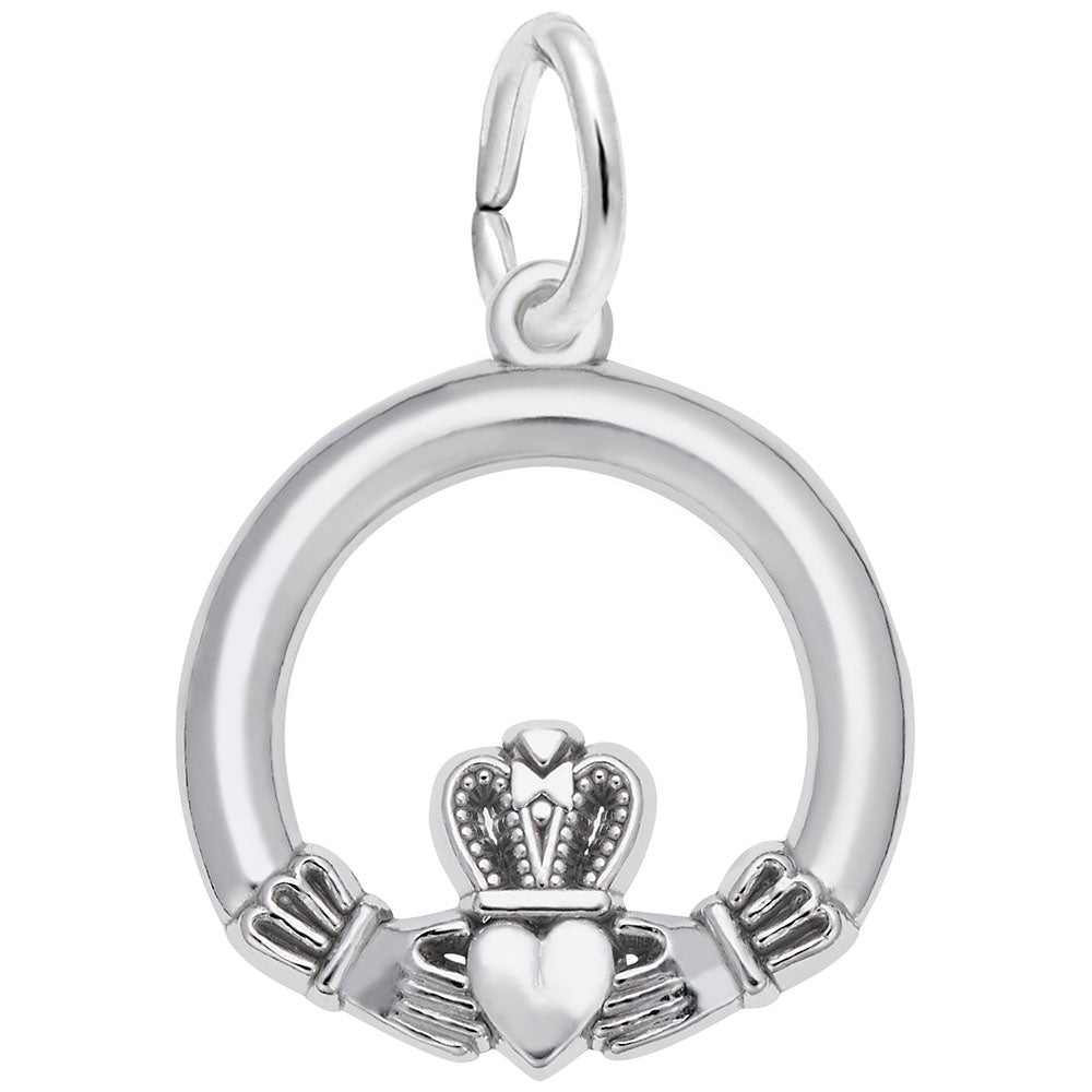 Petite Claddagh Charm for Friends - Symbol of Love & Friendship 7793