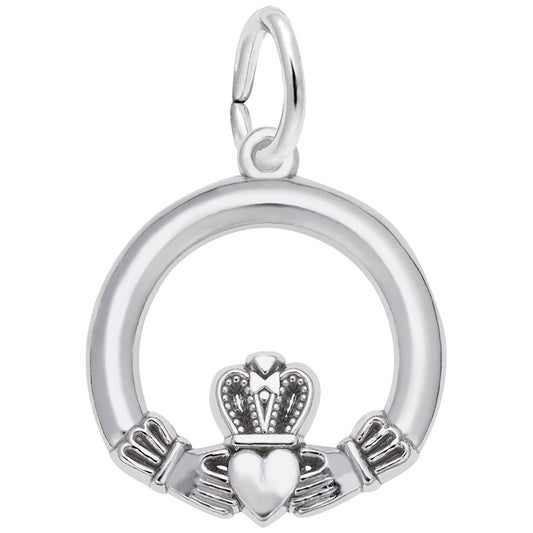 Petite Claddagh Charm for Friends - Symbol of Love & Friendship 7793