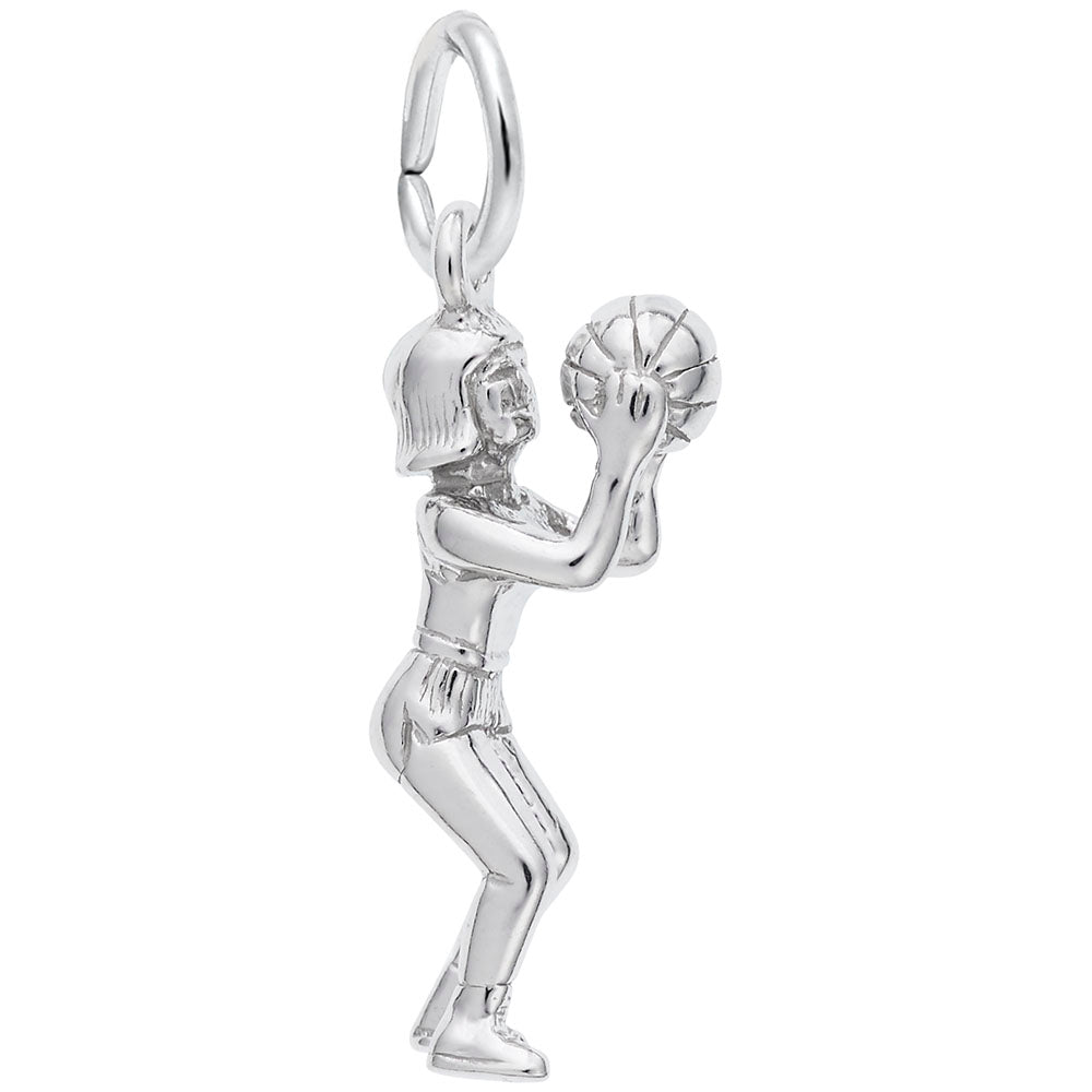 Basketball Shootin' Hoops Charm - Perfect for Sports Lovers 7796