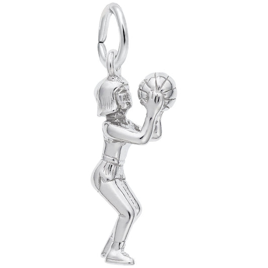 Basketball Shootin' Hoops Charm - Perfect for Sports Lovers 7796