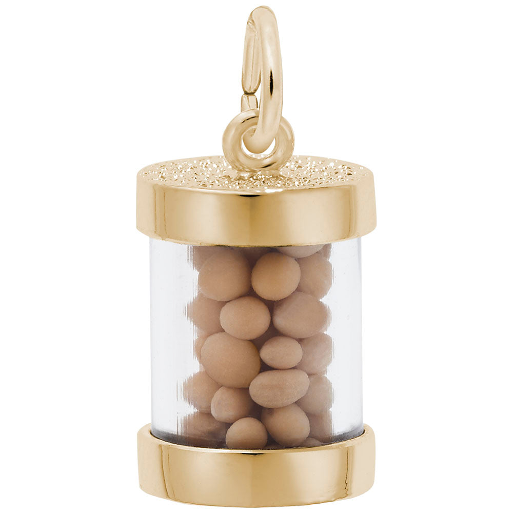 Mustard Seed Capsule Charm - Faith Symbol Jewelry for Inspiration 7800
