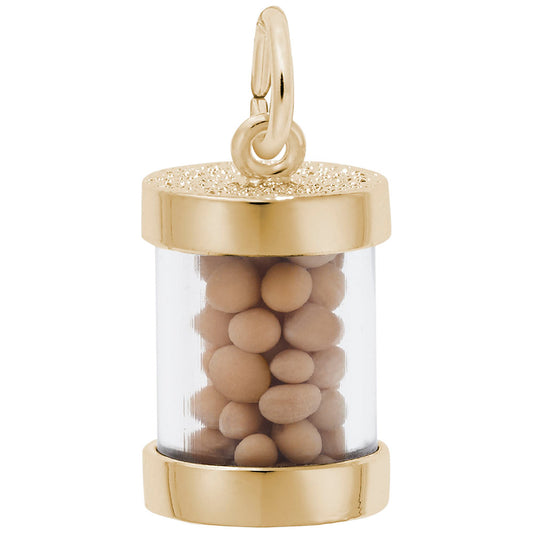 Mustard Seed Capsule Charm - Faith Symbol Jewelry for Inspiration 7800