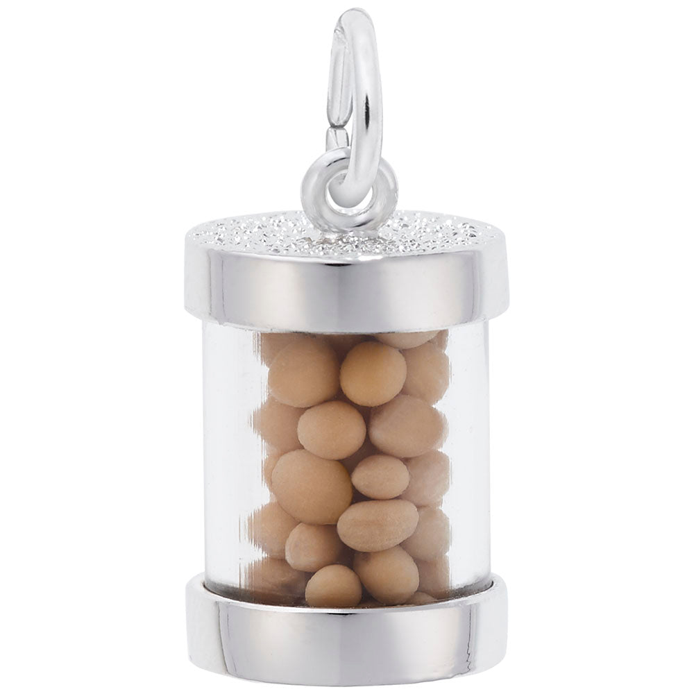 Mustard Seed Capsule Charm - Faith Symbol Jewelry for Inspiration 7800